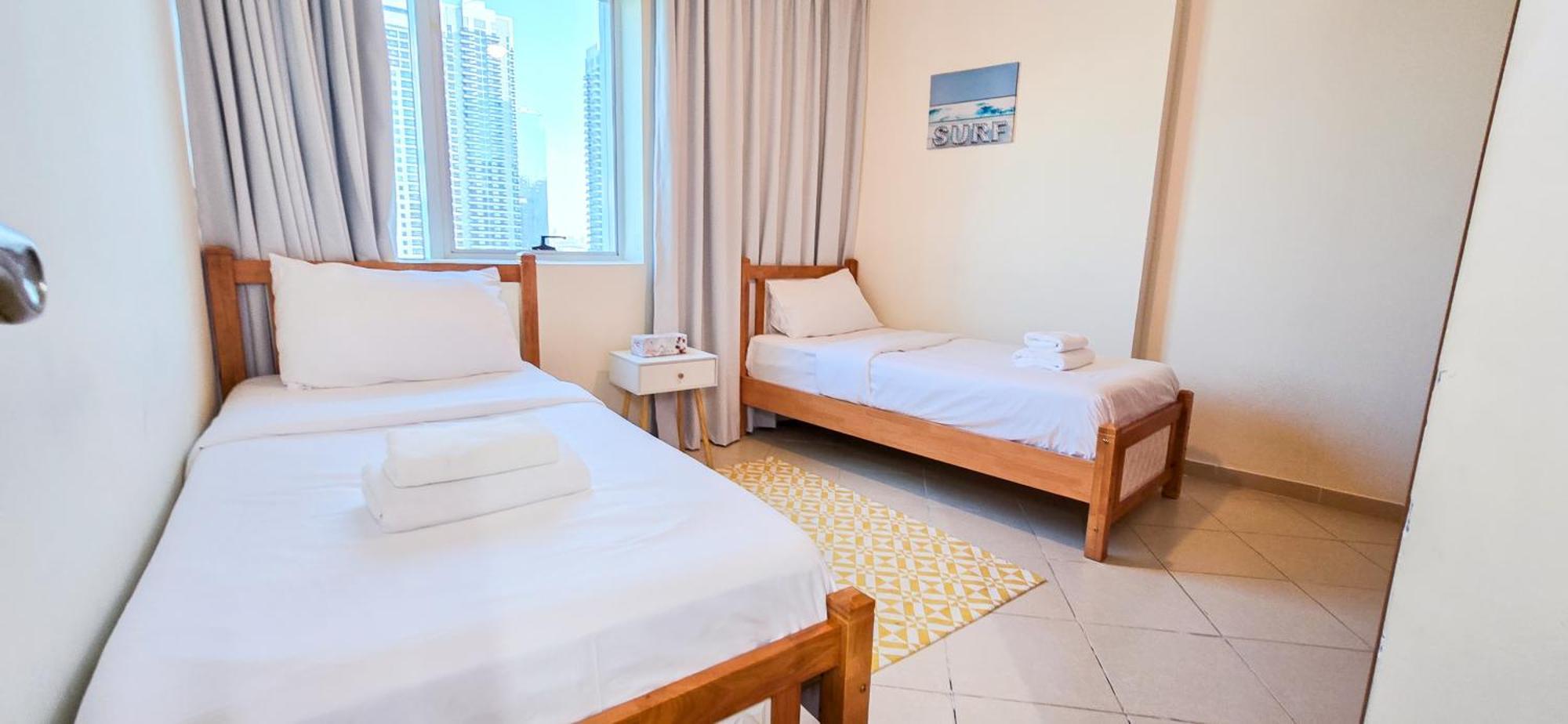Spacious 2 Bed Apt At Marina High Floor Dubai Exterior foto
